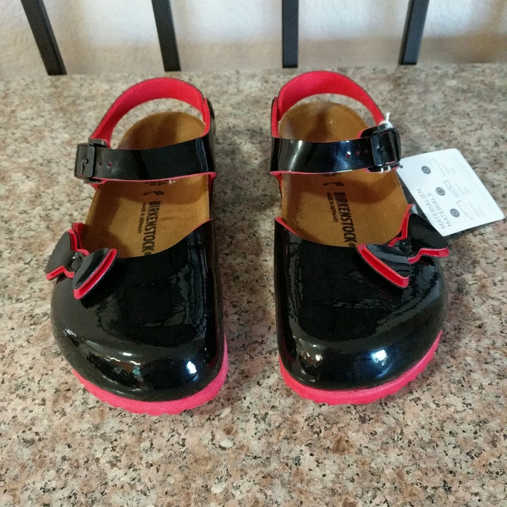 Birkenstock girls ribbon shoes size 3.0